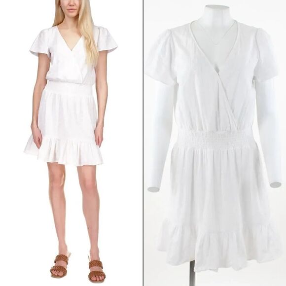 MICHAEL Michael Kors Dresses & Skirts - Michael Michael Kors Julia Eyelet Dress in White